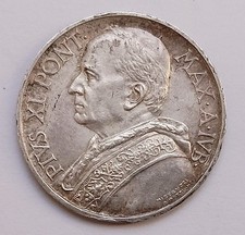 Vaticano Pio XI: 5 Lire