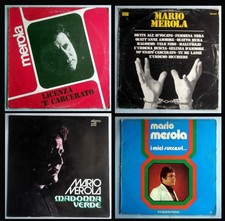MARIO MEROLA lotto di 4 LP 33 giri - vedi  lista