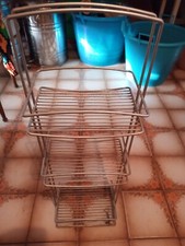 Mensole Per Doccia Bagno in Acciaio Cromato A 3 Ripiani 