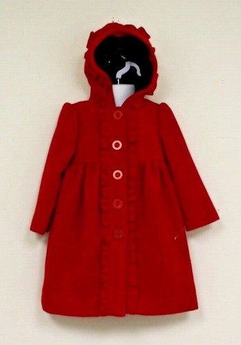 Camilla cappotto rosso - cappotto, bambina