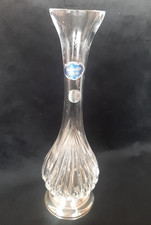 Vaso in cristallo con base in