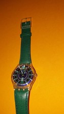 Swatch Gent NOS Schnittlauch GK712 1995 Vintage Orologio da polso Anni 90 Nuovo