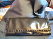 Borsa nera vernice marca Pirovano Alta Moda Montenapoleone MI usata