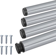 4x Gamba Tavolo Acciaio Inox