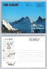 Cartolina Ham Radio QSL QSO HB9BQR, Soletta, Svizzera