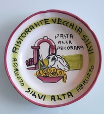piatto del buon ricordo, Ristorante Vecchia Silvi, pasta alla pecorara, 1979