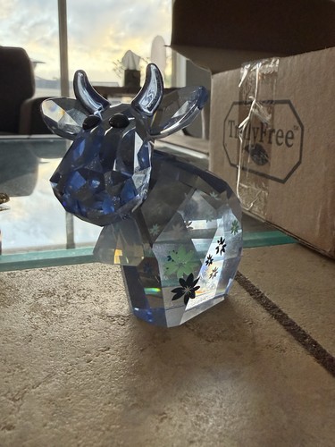 Statuina mucca swarovski - mucca,