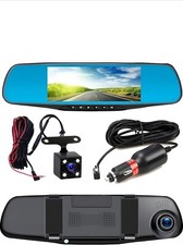 dash cam per specchietto retrovisore con telecamera per la retromarcia con visio