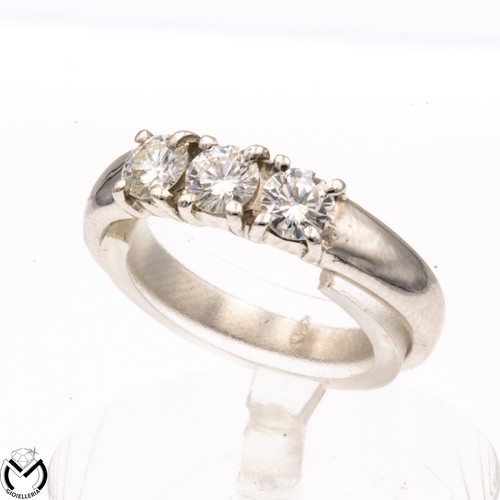 Anello trilogy oro bianco - trilogy,