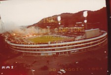 CALCIO - Roma Liverpool 1984 Fotografia Finale Coppa Campioni Diretta TV RAI