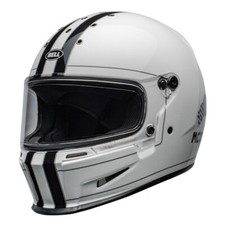 Casco Integrale BELL ELIMINATOR Steve Mcqueen Bianco Nero Ludido 22.06