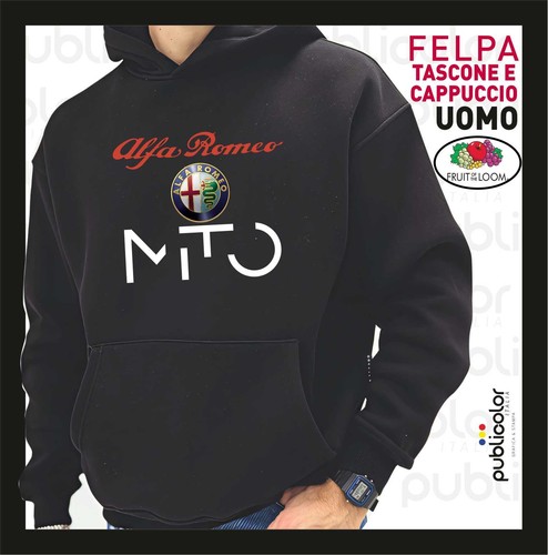 Felpa cappuccio tascone - cappuccio, uomo