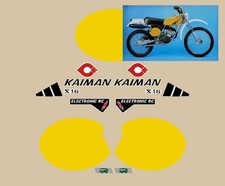 Cimatti kaiman X16 moto gialla
