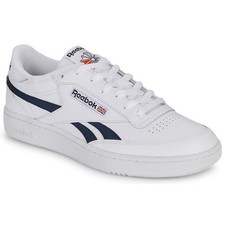 Reebok Club Revenge Scarpe Uomo Sneakers Pelle Leather Classic Tennis Bianco Blu