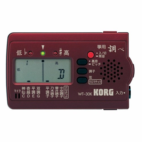 Korg 30k koto tuner red - koto,