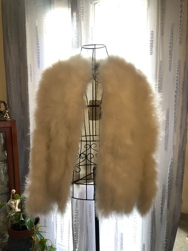 Vintage pelliccia piume - , di