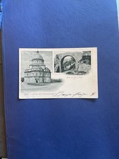 CARTOLINA  TODI - CHIESA DELLA CONSOLAZIONE-ARCO DI PORTA LIBERA -VIAGGIATA 1900