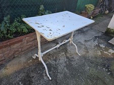 Antico tavolo vintage ferro - vintage, in