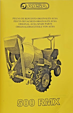 Libretto ricambi originale AUSA - Minidumper ribaltabile anteriore - 500 RMX ...
