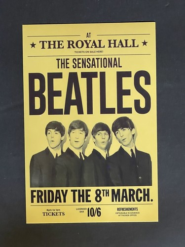 The beatles post card mini - post,