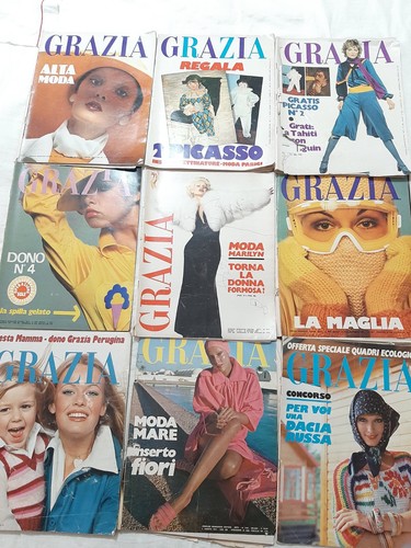 Lotto riviste grazia - 9, "grazia"