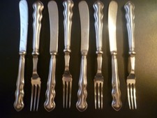 Antique 8 pc - 4 Person Set of