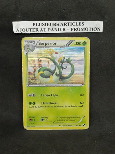 Carte pokémon serperior - pokémon,