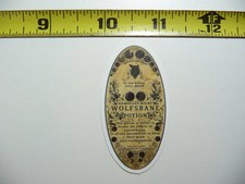 WOLFS BANE PICCOLO ADESIVO