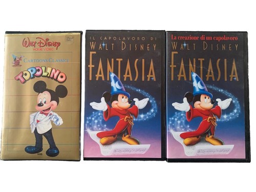 Vhs videocassette fantasia - vhs,