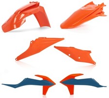 ACERBIS KIT PLASTICHE CARENE KTM EXC 250 300 350 450 500 2020 2023 ARANCIO BLU