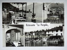 PESCALLO Bellagio Lago Como Ristorante La Pergola vedutine vecchia cartolina
