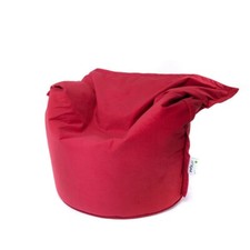 Milano Amore Pouf Sacco - Morbido e Confortevole, Moderno, Colore Rosso