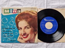 MINA LE MILLE BOLLE BLU CHE FREDDO 45 GIRI EP SPAGNA del 1961 Spain No CD 33