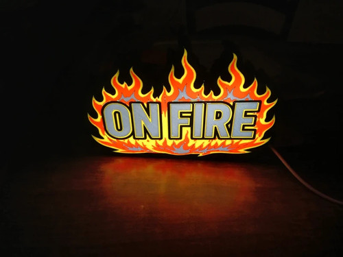 Lightbox fire lampada - lightbox,