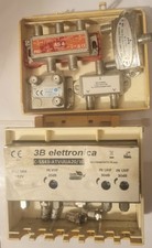 Amplificatore antenna TV, Stock antennistico, splitter, divisori ecc