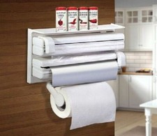 Porta rotolo parete carta pellicola alluminio mensola dispenser cucina rotoli