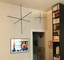 Bruno Munari - Tensostruttura Tens-struttura - (CORDE NERE) - FIRMATO - 50 ex.