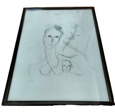 Ernesto Treccani Maternità P.A. Prova D'autore Litografia Firmata a mano a DX