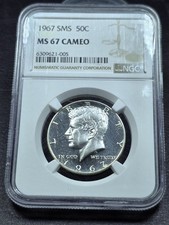 1967 SMS Kennedy mezzo dollaro