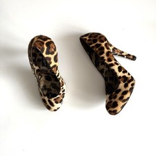 DOLCE & GABBANA DECOLLETE IN CAVALLINO LEOPARDATO