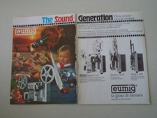 advertising Pubblicità 1970 EUMIG MARK S 712/S 712 D/MARK S 709