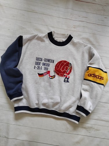 Felpa pullover adidas rara - felpa,