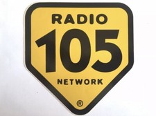 🔥RADIO 105🔥9,5x10cm Sticker Adesivo Surf Snowboard Car Bike MTB Motocross 