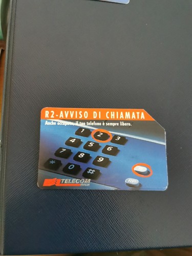 Scheda telefonica telecom - telecom, r2