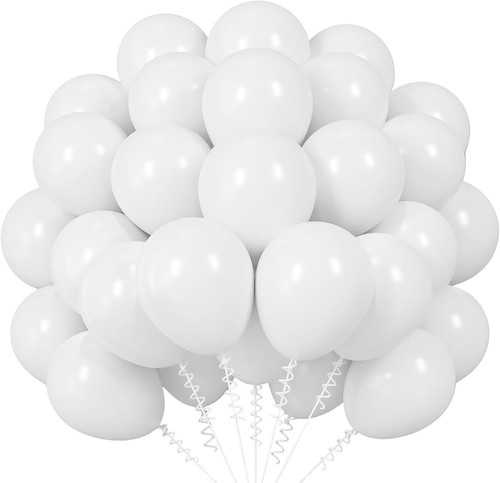 Palloncini bianchi pezzi - palloncini, bianchi,