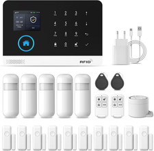 Allarme Casa Senza Fili, 21 Pezzi WIFI/GSM SMS Sistema Antifurto Con Sirena Alla