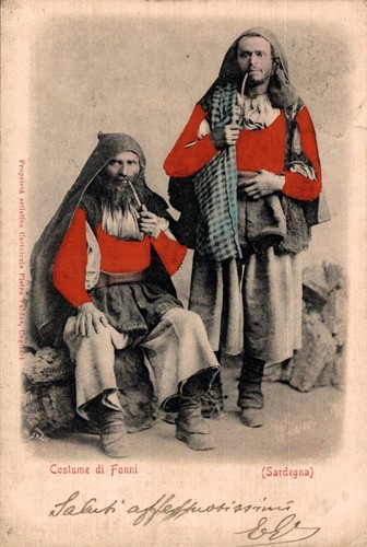 Cagliari fonni costume - cagliari,