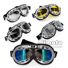 Casco moto pilota aviatore