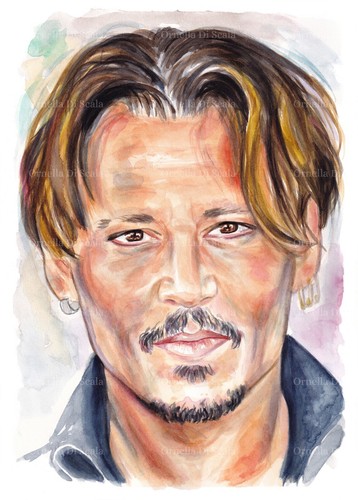 Ritratto johnny depp - johnny,