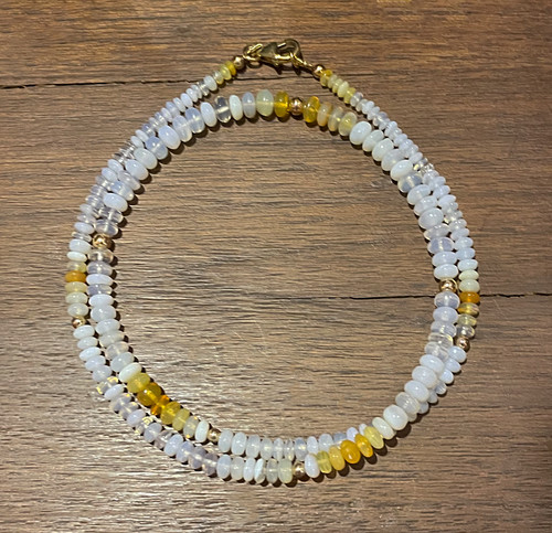 Collana perle opale - di,